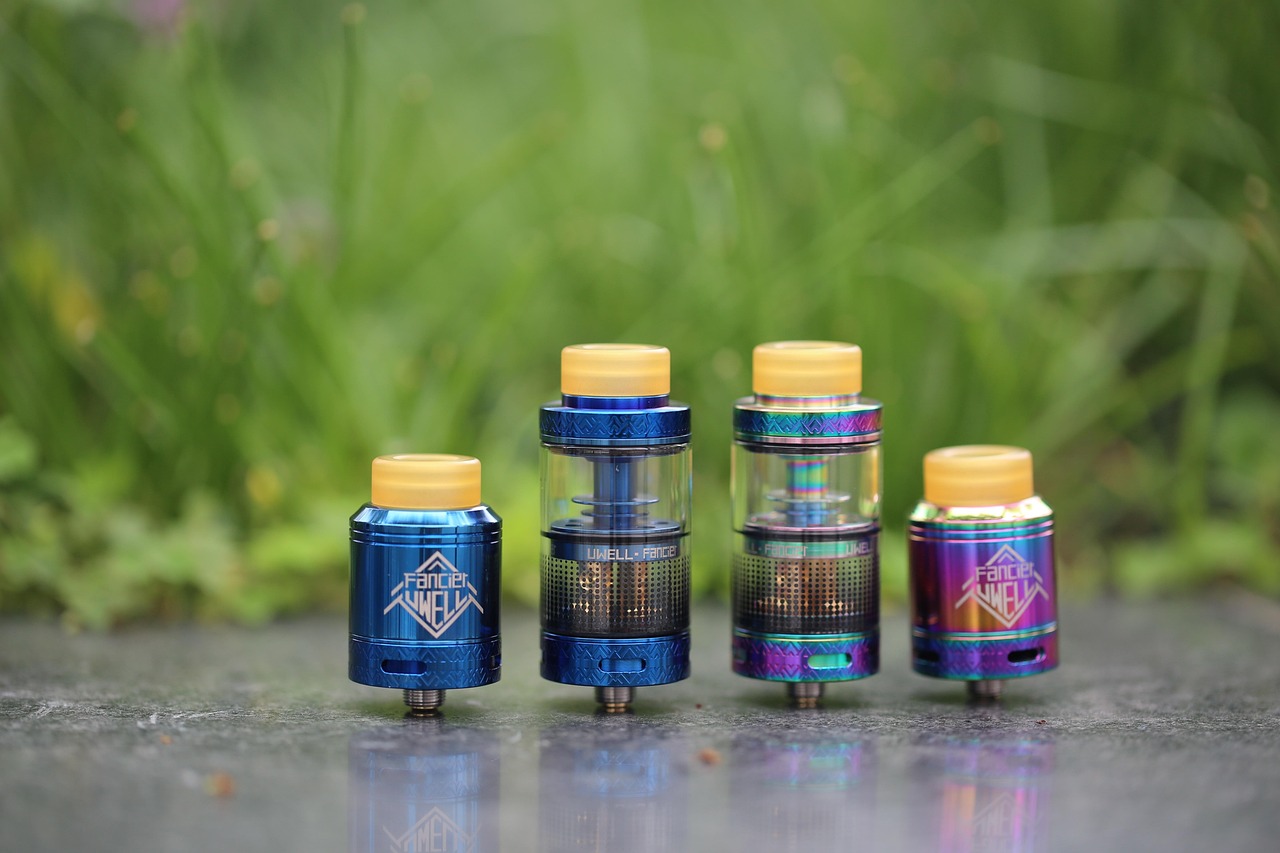 Wholesale vape supply showroom with devices and e-liquid